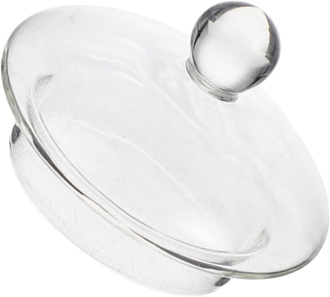 Small Glass Teapot Lid, Clear Replacement Caps for Tea Steeper, Kettle Lid, and Tea Set Cover
