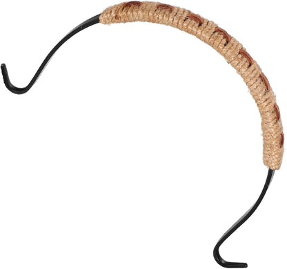 Hemoton Ceramic Teapot Handle, Adjustable Rope Wrapped U-Shape Replacement for Chinese Teapot