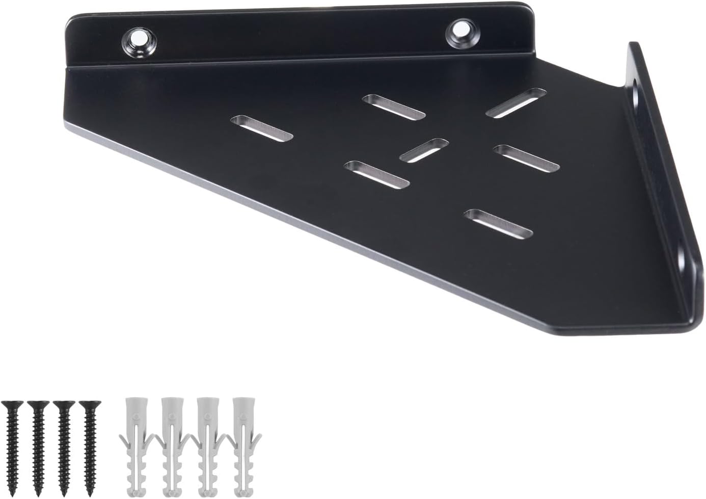 YUjieSTC 3.0mm Rooms(6 Corner Shelf, Aluminum Alloy Corner Shelf Wall Mounted, for Bathrooms,Offices