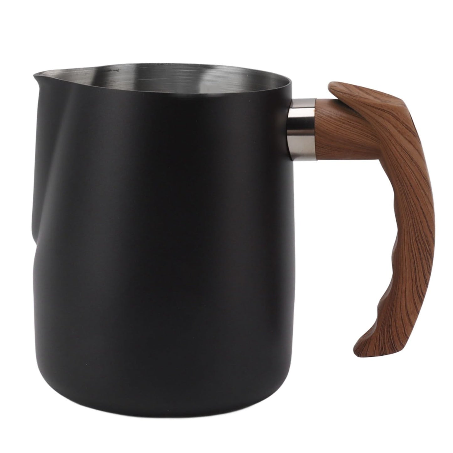 Tomotato Milk Frothing Pitcher, 34oz Barista Steaming Cup with Measurement Scale, Dripless Spout, Ergonomic Handle for Espresso, Cappuccino, Latte Art, Ideal for Home, Cafe, Office Use