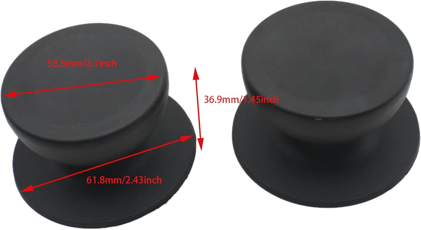 2pcs Universal Kitchen Cookware Replacement Pot Lid Knobs, Pan Lid Holding Handle (Bakelite)