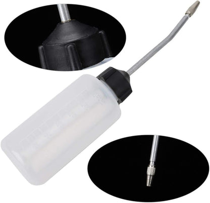 HEEPDD 5Pcs Sewing Machine Oil Dispenser, 120mL Precision Oil Bottle with Lengthened Nut Tip for Lubricating Machines