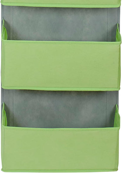 2167-1 Household Essentials Over-the- Over-the-Door Organizer, Green