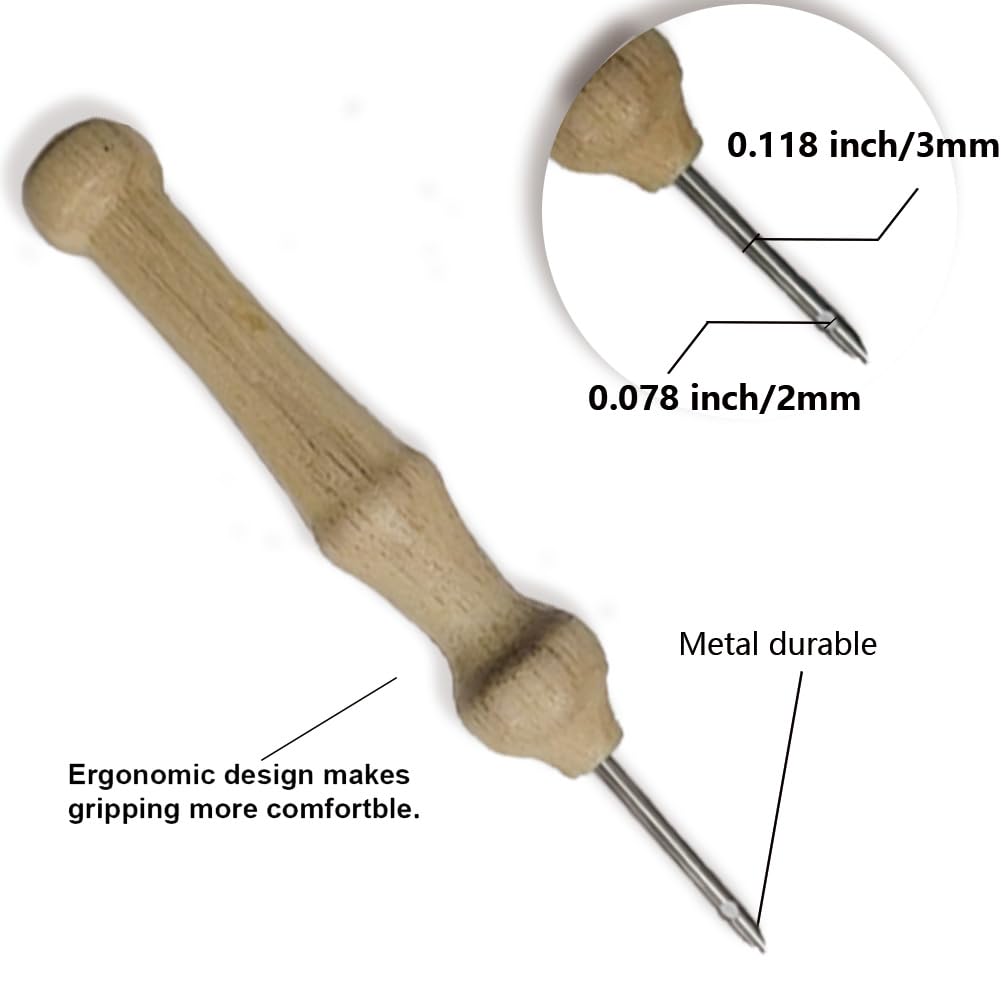 FREEBLOSS DIY Corgi Punch Needle Kit for Beginners Embroidery Punch Needle Starter Craft Set with Instructions Frame Embroidery Kit for Adults Gift Decoration 7.9''/20cm