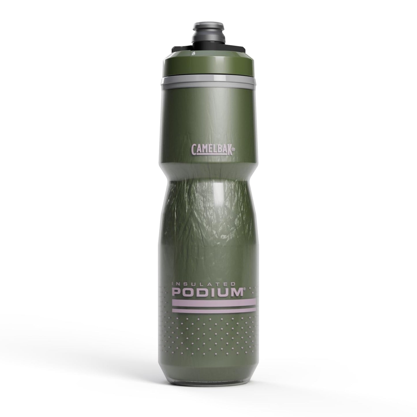 CamelBak Podium Chill Insulated Bike Squeeze Water Bottle, Cold Retention for Cycling, 24oz, Deep Fern