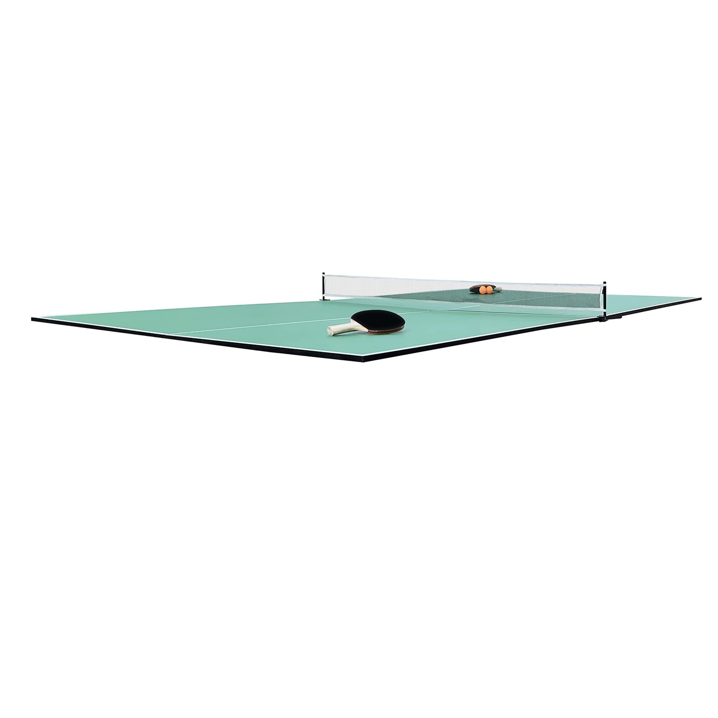 RACK Virgo Table Tennis Conversion Top for Billiard/Pool Table (Green) – Full-Size 4-Piece Folding Ping Pong Table, Pool Table Tennis Top, Foldable Table Tennis Table