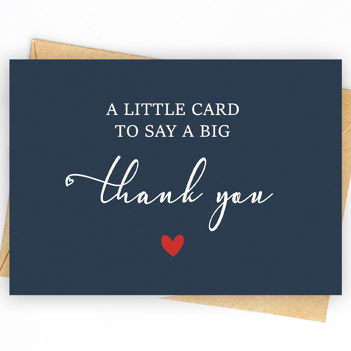 WowBefun 25 Pack 350GSM | Thank You Cards with Envelopes | Small Thank You Notes for Teacher, Graduation, Business, Holiday, and Christmas | Gifts | Teacher Appreciation Cards
