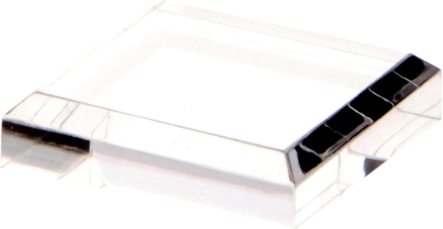 Plymor Clear Acrylic Beveled Display Base, 2" W x 2" D x 0.5" H