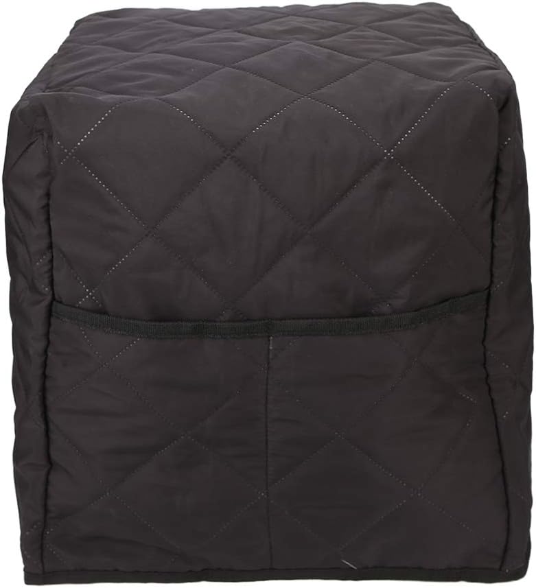 Washable Black Coffee Machine Cover, Protection for Kitchen Appliances