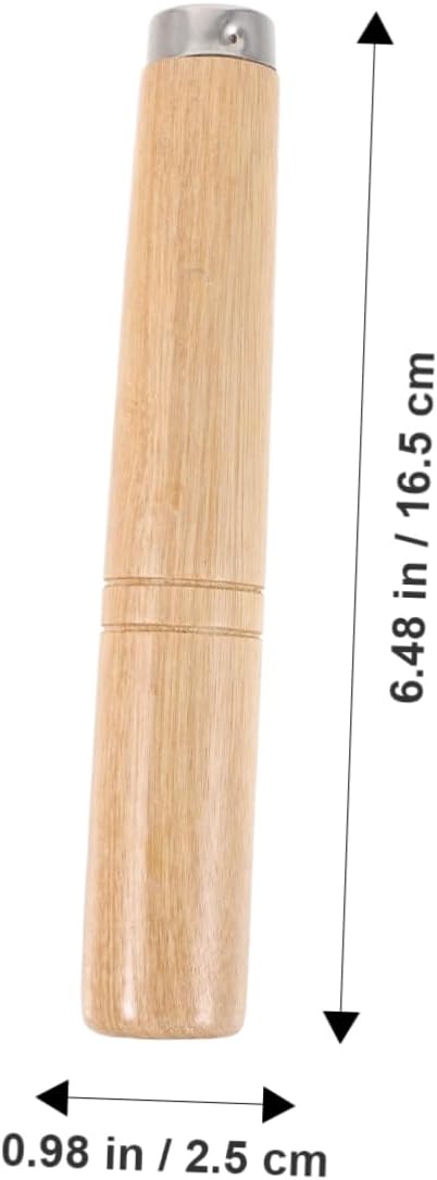 Uonlytech Stockpot Handle, Wooden Wok Handle Replacement for Frying Pan and Cookware