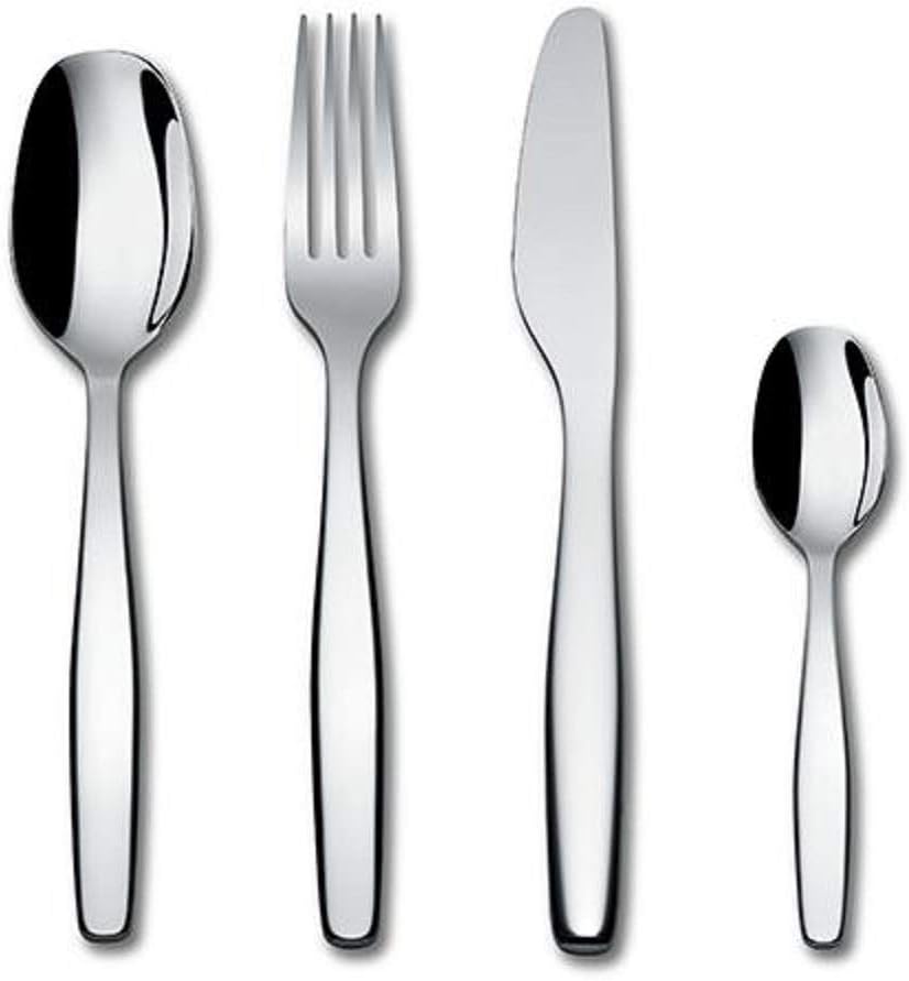 Alessi ANF06/8 Itsumo Coffee Spoon Set, 6 Pieces in 18/10 Stainless Steel