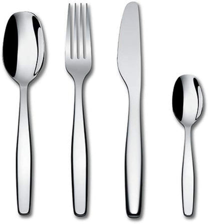 Alessi ANF06/8 Itsumo Coffee Spoon Set, 6 Pieces in 18/10 Stainless Steel