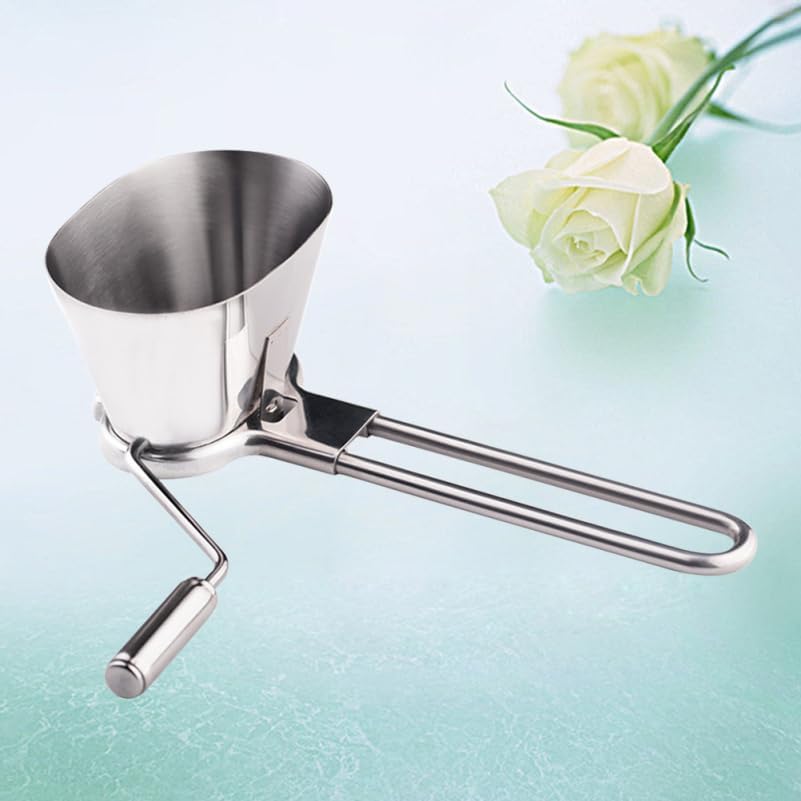 DECHOUS Stainless Steel Parsley Chopper, Manual Mint Herbs Spices Grater, Vegetable Grinding Tool