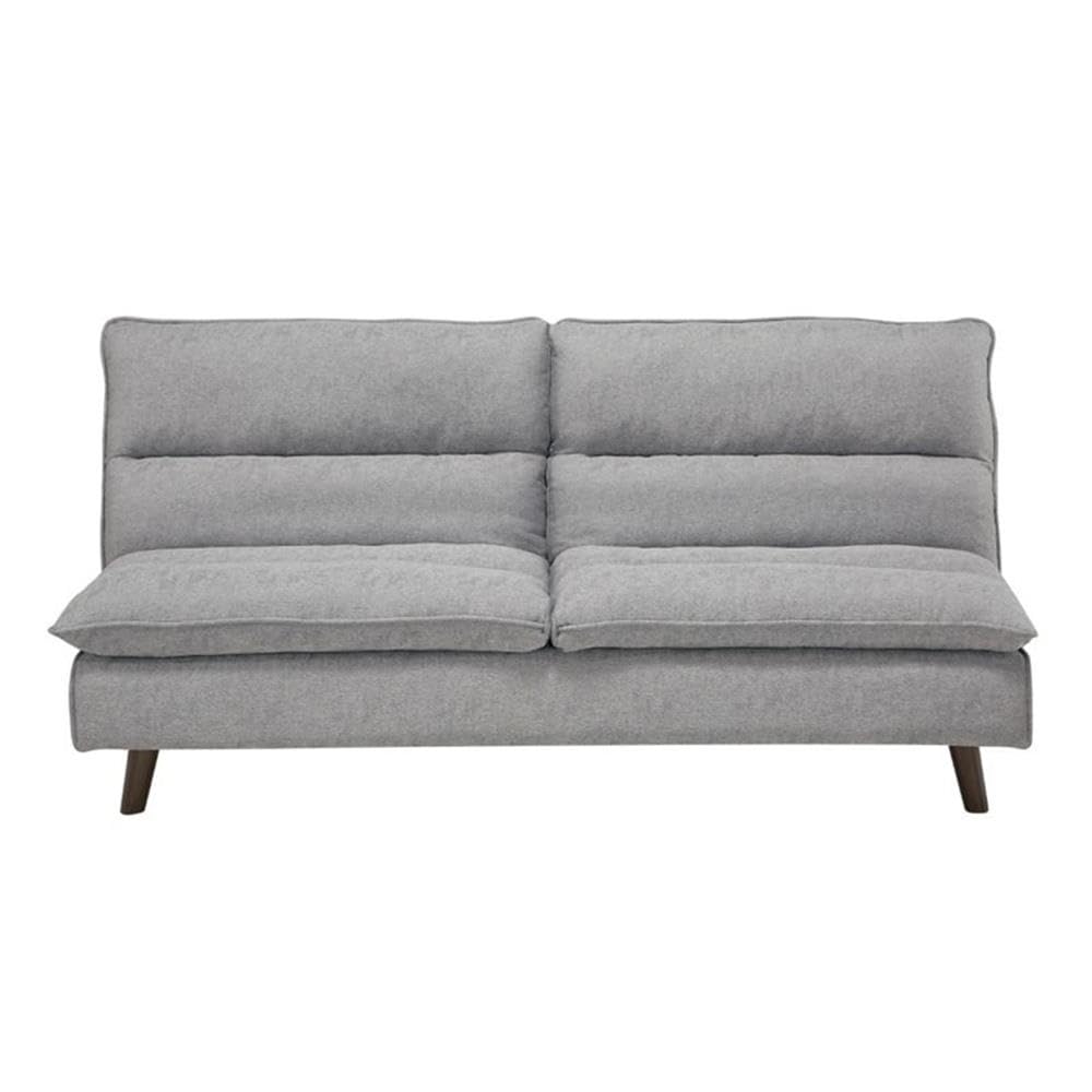 Lexicon Manisha Futon Sofa Sleeper Bed, Gray