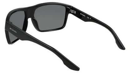 Columbia Men's Sunglasses C571SP FAIRBANKS - Black/Smoke with Smoke Solid Polarized Lens
