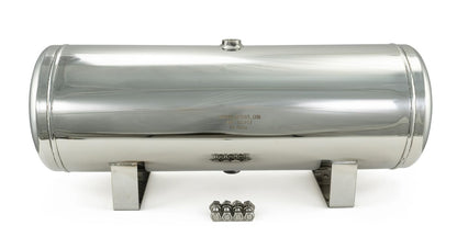 HornBlasters Stainless Steel 5-Gallon (19 Liters) 6 Port Air Tank - (Four 1/2" Ports & Two 1/4" Ports)