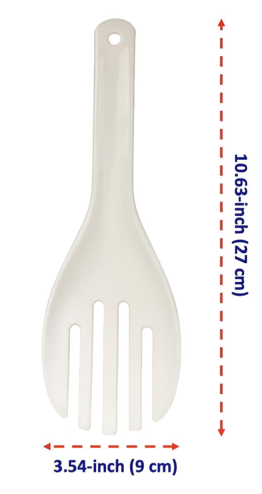 Jumbo Large Plastic Rice Paddle Spatula Scoop Fork-Like, 10.63" (27 cm) Long, 1 pcs per case
