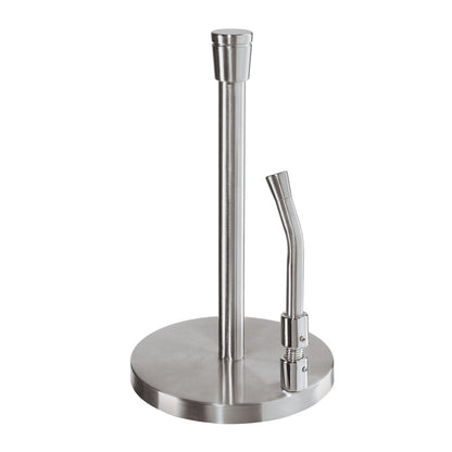 OGGI Stainless Steel Paper Towel Holder, 13" Height, with Tension Arm and Tear Bar