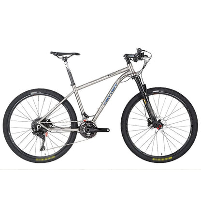 HIMALO Bike Frame 27.5/29er Mountain Bike Frame 15.5''/17''/19'' Lightweight Titanium Alloy Rigid Frame Disc Brake Thru Axle 12x142mm XC AM(27.5 * 17'')