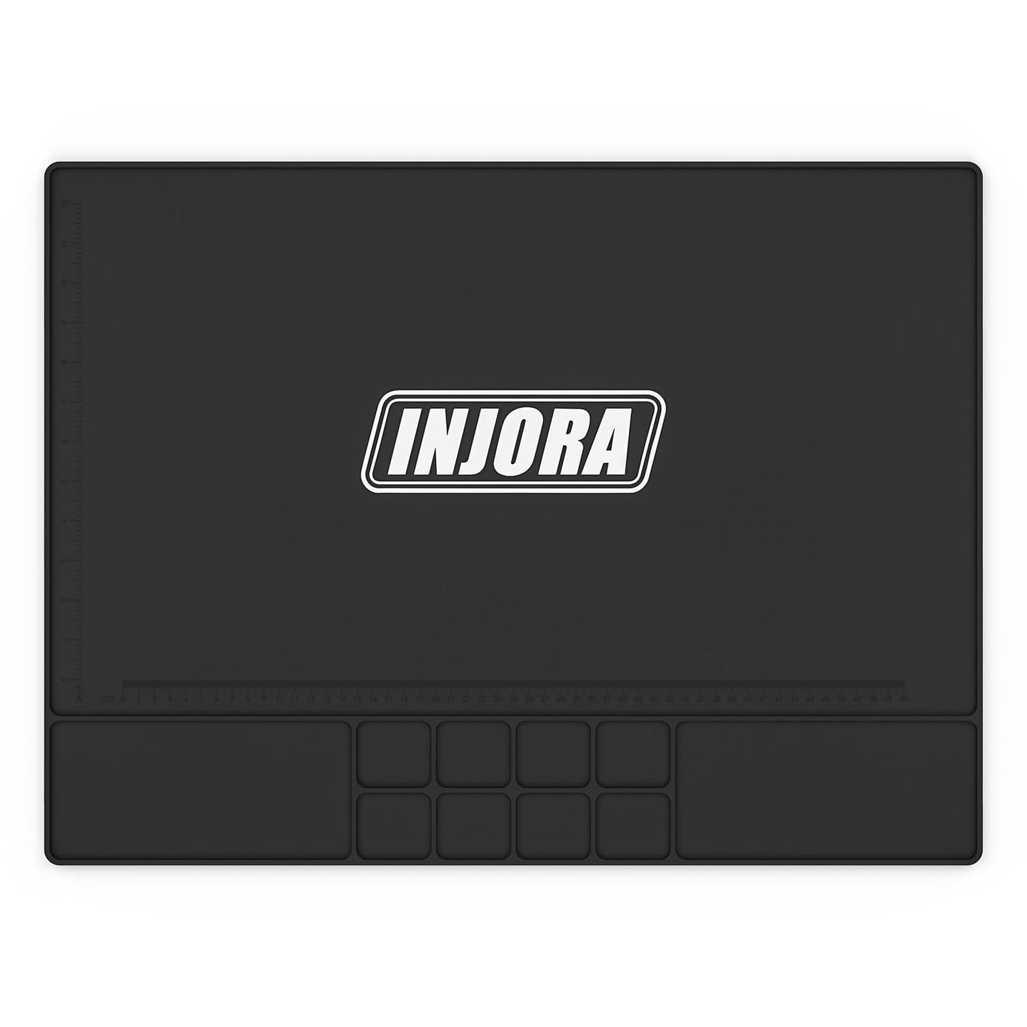 INJORA RC Silicone Pit Mat Repair Work Mat Soldering Mat for RC Car Upgrade (600x450mm)