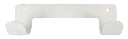 Wholesale Hotel Products T-Leg & Y-Leg Ironing Board Holder, Powder Coated Storage Rack with White Finish, Lightweight & Space Saving Closet Organizer for Ironing Board, Accessories, & More - (White)