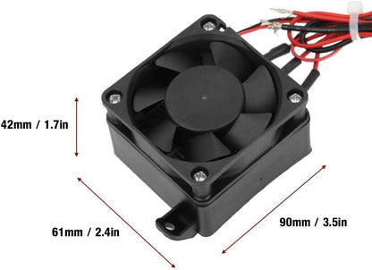 PTC Air Heater Mini Fan Heater 110V, Thermistor Heater with Constant Temperature Insulation (24V/350W)
