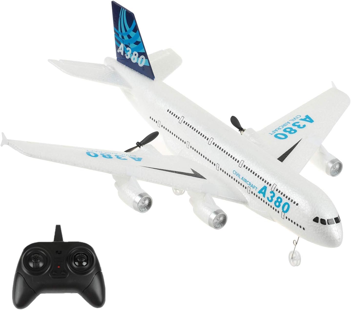 Vecktodisy Remote Control Airplane,RC Airlane Ready to Fly,2 Channels RC Plane Built in 6-Axis Gyro,Remote Control Plane for Kids Boys Beginner