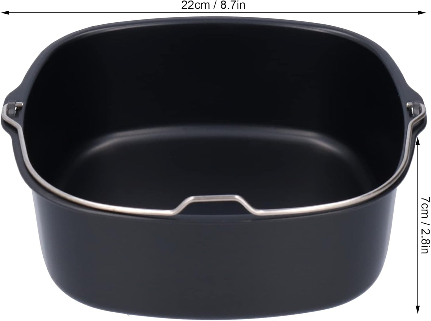 Air Fryer Cake Pan, Nonstick Pizza Pan and Baking Barrel, Dishwasher Safe for HD9925 HD9860 Models