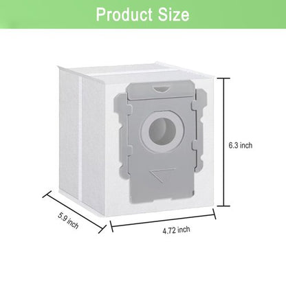 18 Pack Vacuum Bags Compatible with iRobot Roomba i7 i7+ i3 i3+ i8 i8+ j5+ i5+ i4 i4+ i1+ i6 i6+ j5+ j7 j7+ s9 s9 Plus Bags Automatic Dirt Disposal Bags