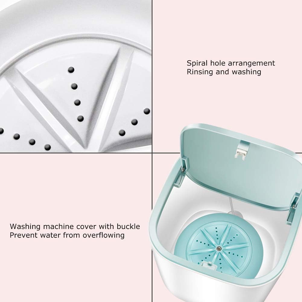 Ejoyous Mini Washing Machine, 3.8L USB Powered Desktop Laundry Washer for Home, Apartment, RVs, Outdoor Camping Travel