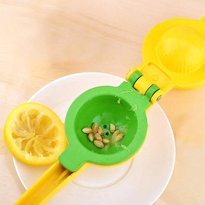 2Pcs Lemon Squeezer and Zester Grater Set, Citrus Juicer, Hand Press, Easy to Use, Ideal for Parmesan Cheese Grater, Lemon and Ginger Zester