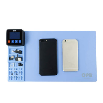 CPB Large Anti-Static Soldering Mat S160 Heat Resistant for PC Cellphone Electronic Repair, with Heating Pad