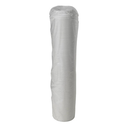 GEORGIA-PACIFIC DIXIE® SLIDER LIDS FOR 10/12/16/20OZ WHITE, 1,000 LIDS PER CASE