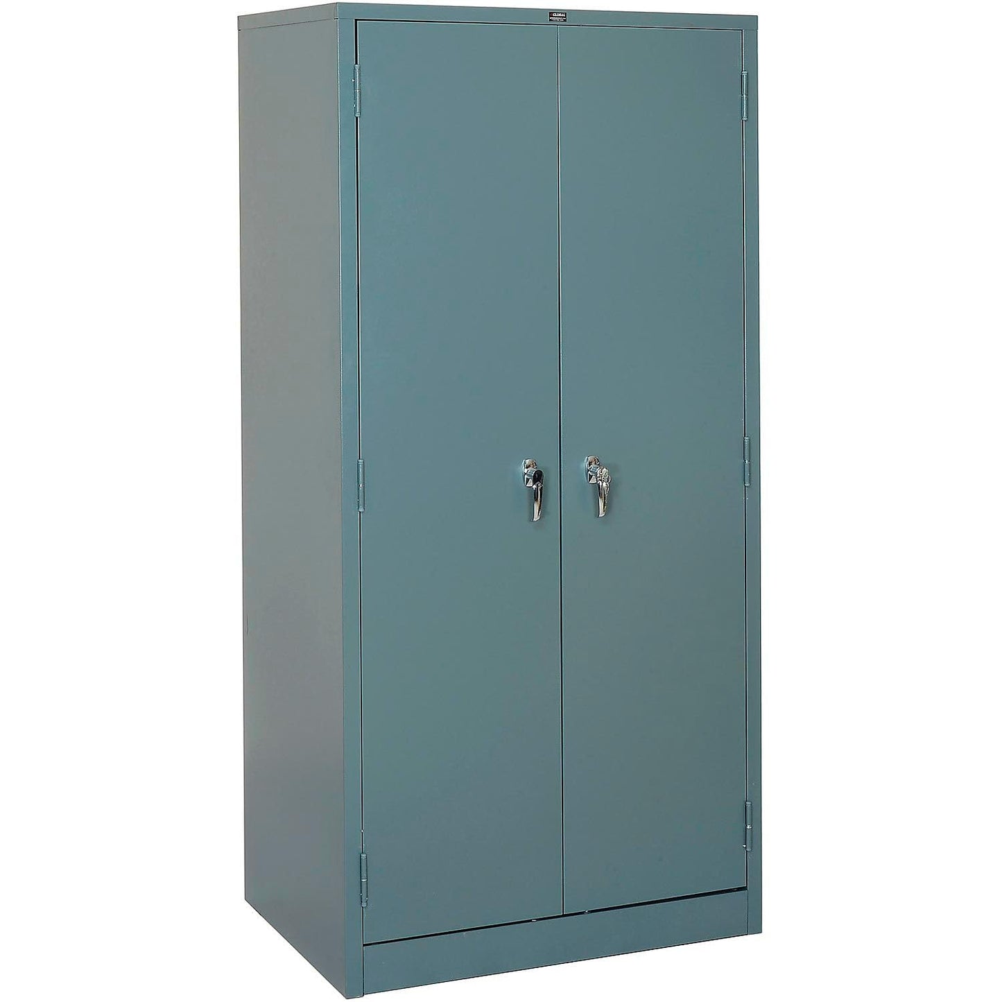 Global Industrial Storage Cabinet with Locking Turn Handle, 4 Height Adjustable Shelves, Steel Construction, 36" W x 24" D x 78" H, Tan, Assembly Required