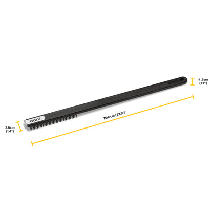 Ooni Wire Brush & Scraper – BBQ and Pizza Stone Cleaner, Grill Cleaner, Outdoor Cooking Tools, Barbecue Utensils - Long Handle