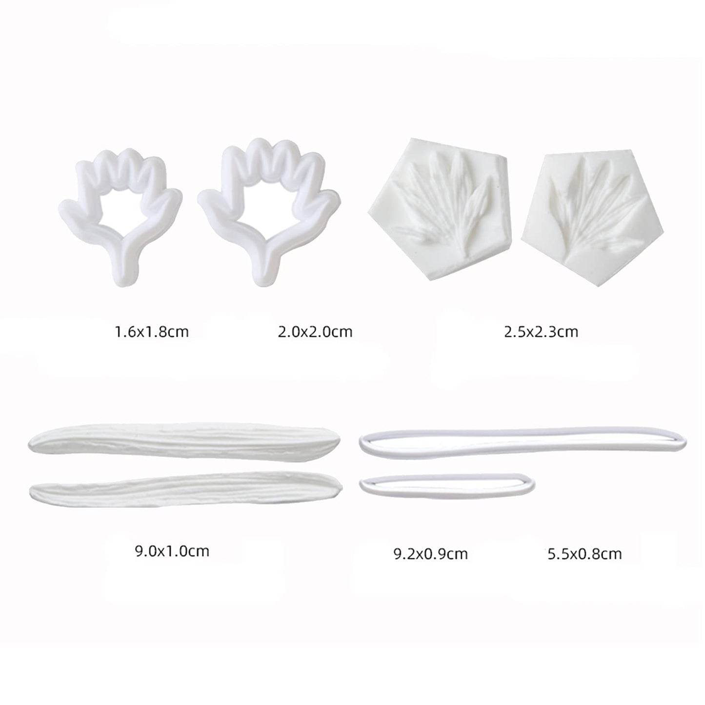 Professional Flower Fondant Mold Set, Reusable Silicone Cake Decorating Tools for Baking & Sugar Craft (Cornflower Fondant Flower)