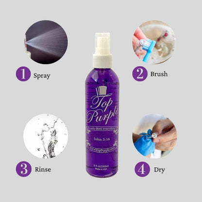 Top Purple Jewelry and More Cleaner 8 Ounce Spray Bottle