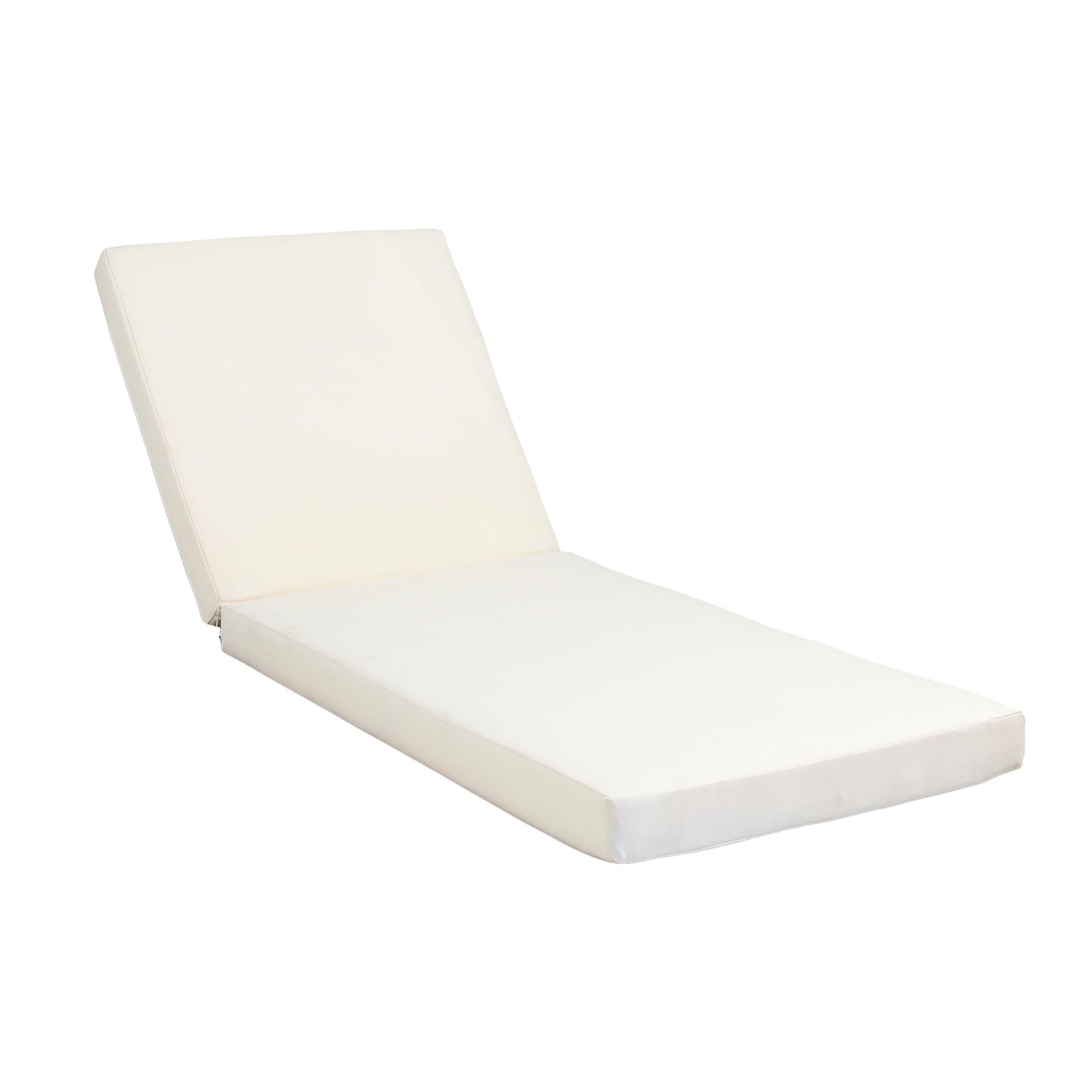 Christopher Knight Home Hamill Acacia Wood Chaise Lounge Chair Outdoor Set of 2, Adjustable Backrest Sun Lounger Recliner, Patio Outdoor Chaise Lounge with 4" Thick Water-Resistant Cushion,Teak+Cream