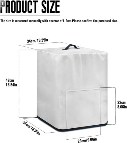 Air Fryer Oven Dust Cover with Handle and Pocket, Easy to Clean Dust Protection for Electric Appliance Cover