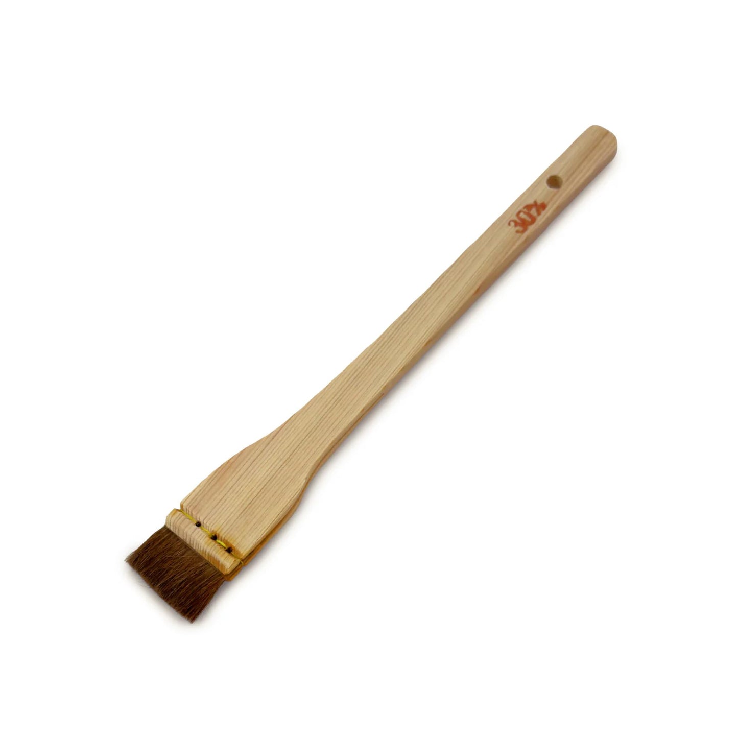 Horsehair Basting Brush - Natural Bristles with Wooden Handle - For BBQ, Baking & Cooking
