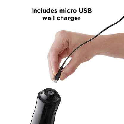 Rabbit Automatic Electric Corkscrew Wine Opener, Cordless Rechargeable, One-Touch Operation, Sleek Shiny Black Finish, Easy to Use for Wine Lovers