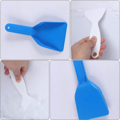 INOOMP 3pcs Plastic Refrigerator Freezer Scraper, Household Gadgets for Ice Removal and Multitools