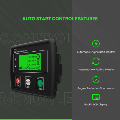 Thunder Parts DSE4610 Auto Start Control Module (Mpu,Ct,Rtc) | Displays Information in a Clear Format | DSE4610-03 Original - Made in UK