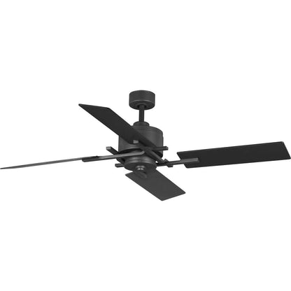 Progress Lighting Bedwin Collection 56" Four-Blade Graphite Ceiling Fan