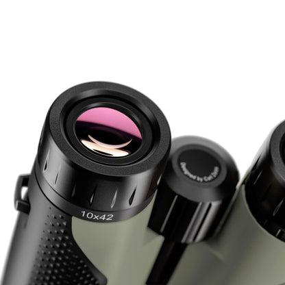 ZEISS Terra ED Binoculars 10x42 Waterproof, and Fast Focusing with Coated Glass for Optimal Clarity in All Weather Conditions for Bird Watching, Hunting, Sightseeing, Black-Green (Black-Green)