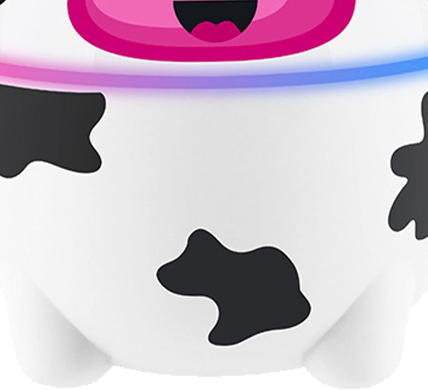 Cute Pet Humidifier, Moisturizing Soft Mist Mini Desktop Humidifier with 230ml Water Tank for Bedroom (Cow)