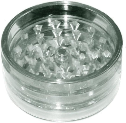 Kitchen Spice Grinder Acrylic, 2pc with Magnet, Clear Color