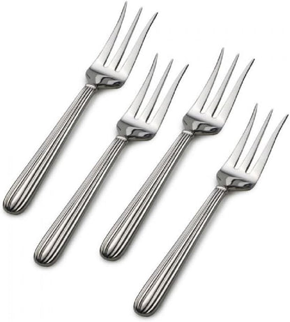 Mikasa 5148180 Stainless Steel Cocktail Fork Set of 4, Italian Countryside