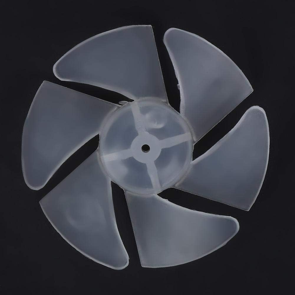 10Pcs Mini Plastic Fan Blades, Small Power Hair Dryer Fan Leaves Motor Accessories Replacement