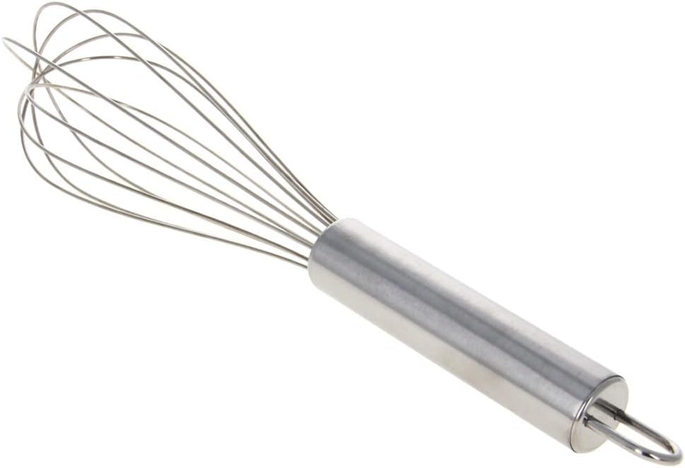 Utoolmart Whisk, 8 Inch Stainless Steel Egg Wire Whisk, Professional Kitchen Tool for Cooking and Baking
